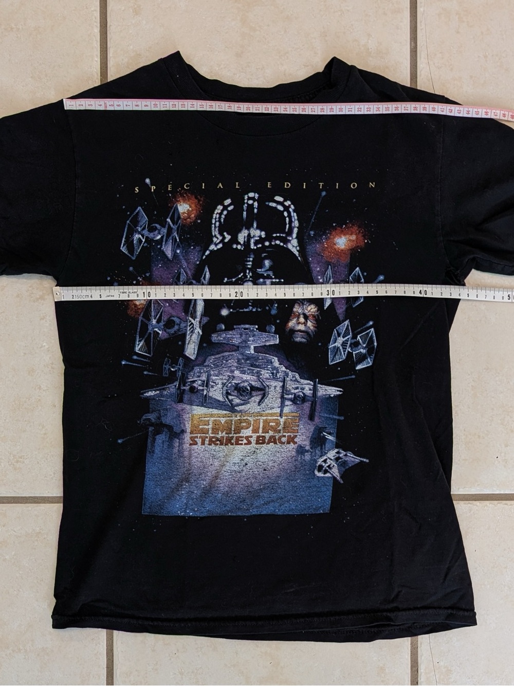 100% Cotton Distressed Star Wars Men’s Tee Size S The Empire Strikes Back Vader - Picture 4 of 10